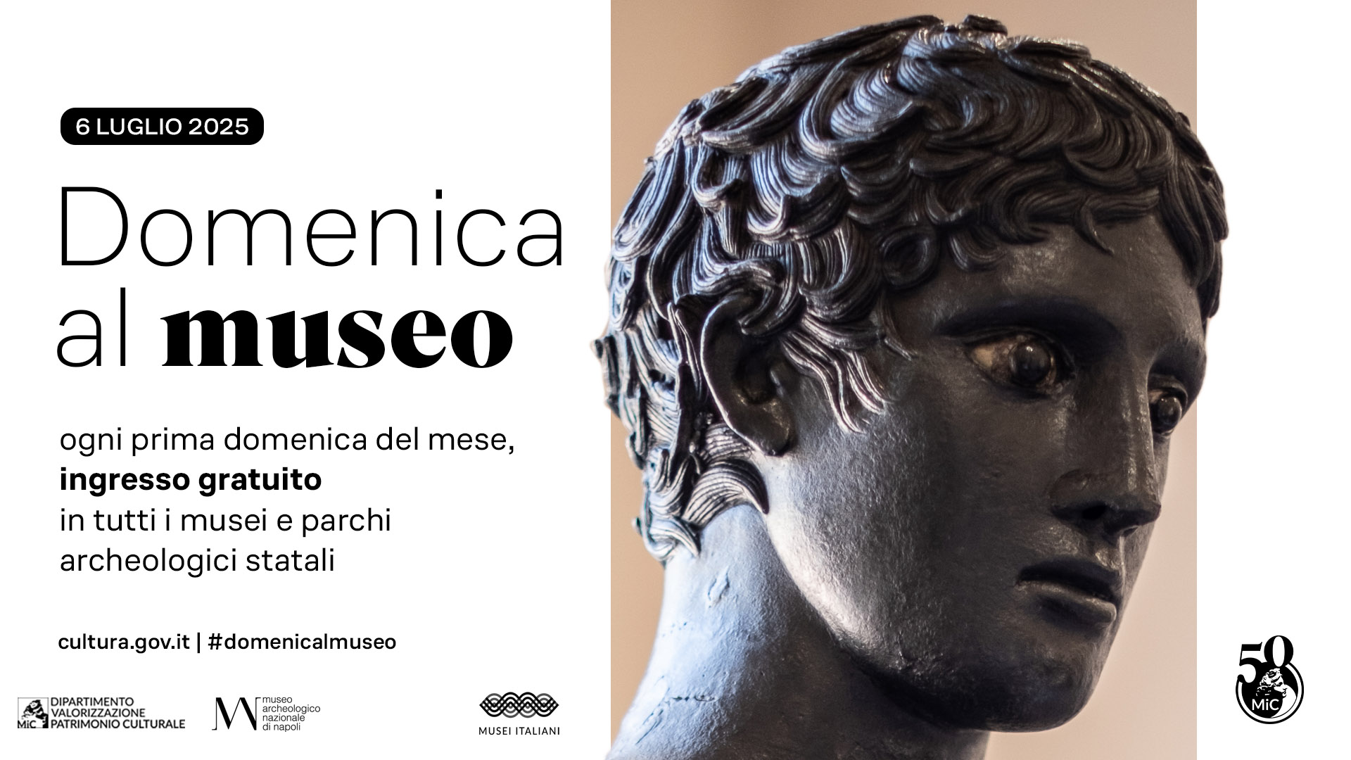 DOMENICA al MANN 6 luglio 2025